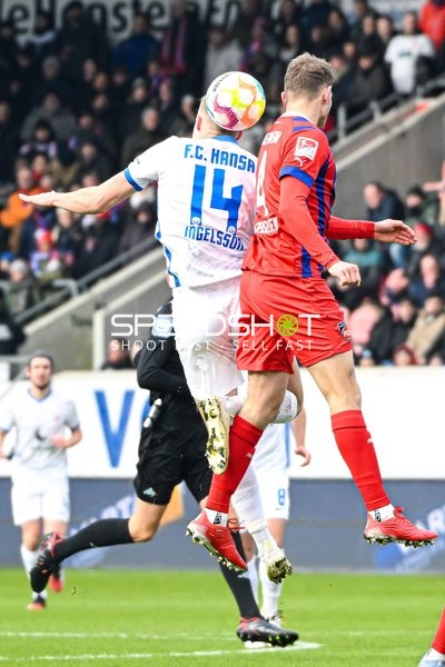 Fußball I Herren I Saison 2022-2023 I 2. Bundesliga I 18. Spieltag I 1. FC Heidenheim 1846 - F.C. Hansa Rostock I 28.01.2023
