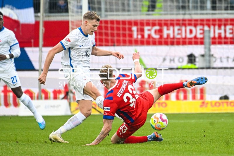 Fußball I Herren I Saison 2022-2023 I 2. Bundesliga I 18. Spieltag I 1. FC Heidenheim 1846 - F.C. Hansa Rostock I 28.01.2023