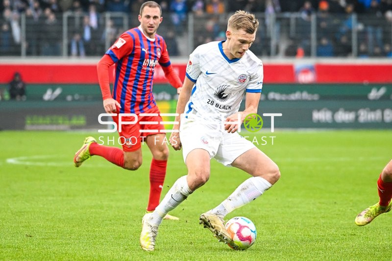 Fußball I Herren I Saison 2022-2023 I 2. Bundesliga I 18. Spieltag I 1. FC Heidenheim 1846 - F.C. Hansa Rostock I 28.01.2023