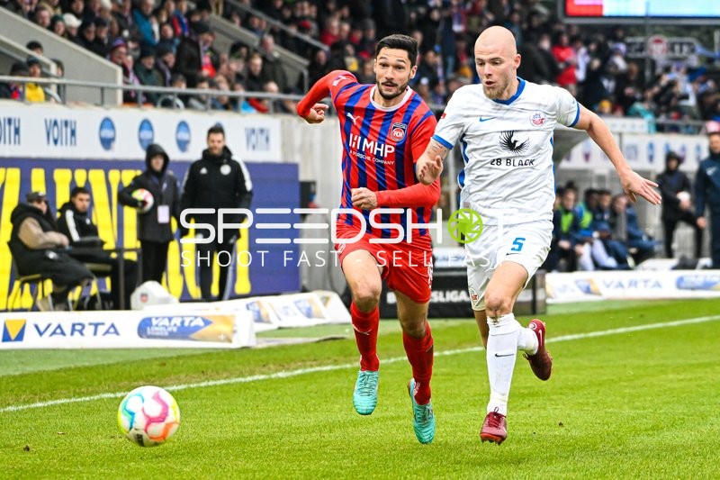 Fußball I Herren I Saison 2022-2023 I 2. Bundesliga I 18. Spieltag I 1. FC Heidenheim 1846 - F.C. Hansa Rostock I 28.01.2023