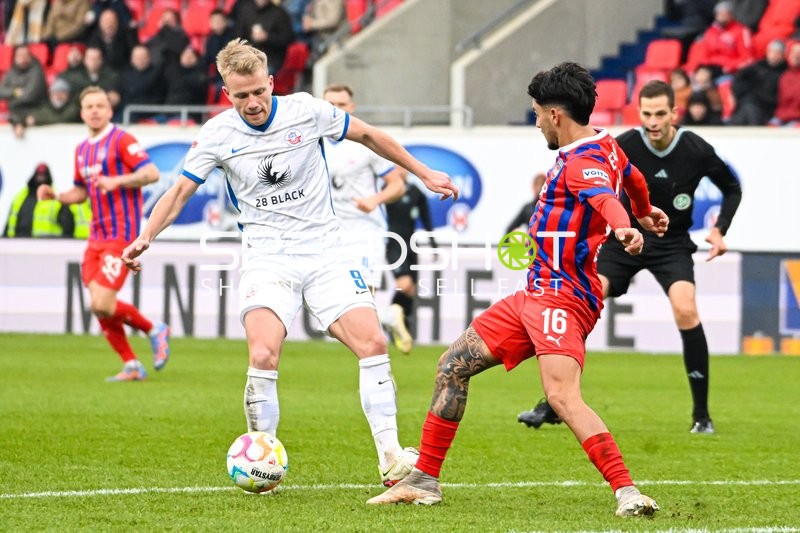 Fußball I Herren I Saison 2022-2023 I 2. Bundesliga I 18. Spieltag I 1. FC Heidenheim 1846 - F.C. Hansa Rostock I 28.01.2023