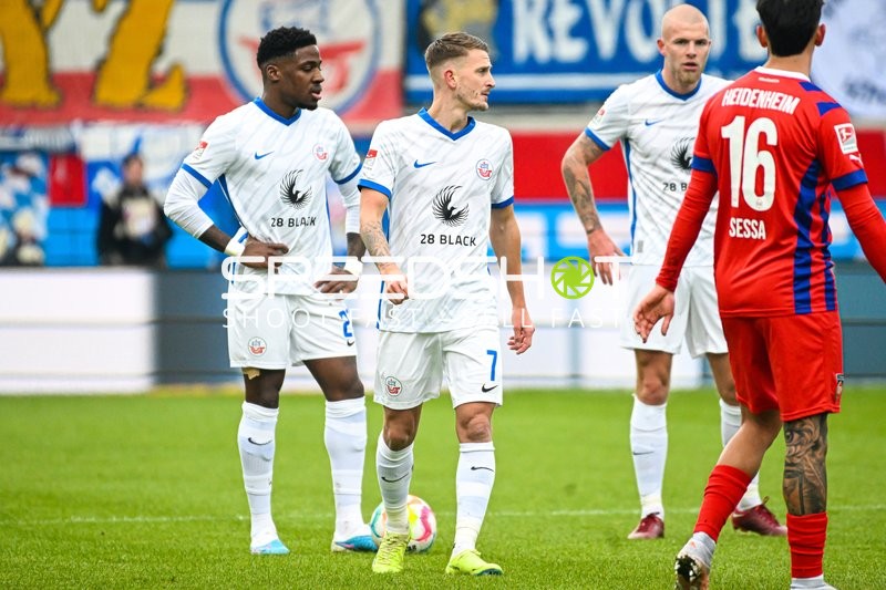 Fußball I Herren I Saison 2022-2023 I 2. Bundesliga I 18. Spieltag I 1. FC Heidenheim 1846 - F.C. Hansa Rostock I 28.01.2023