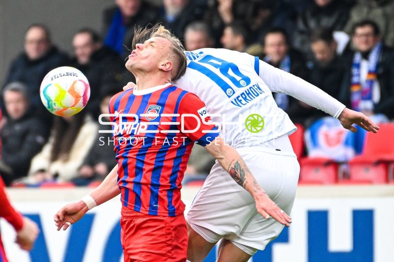 Fußball I Herren I Saison 2022-2023 I 2. Bundesliga I 18. Spieltag I 1. FC Heidenheim 1846 - F.C. Hansa Rostock I 28.01.2023