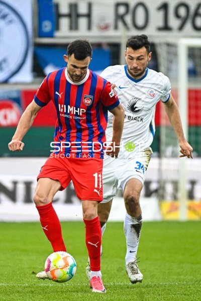 Fußball I Herren I Saison 2022-2023 I 2. Bundesliga I 18. Spieltag I 1. FC Heidenheim 1846 - F.C. Hansa Rostock I 28.01.2023