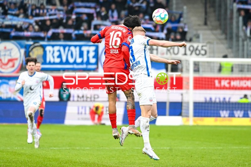 Fußball I Herren I Saison 2022-2023 I 2. Bundesliga I 18. Spieltag I 1. FC Heidenheim 1846 - F.C. Hansa Rostock I 28.01.2023