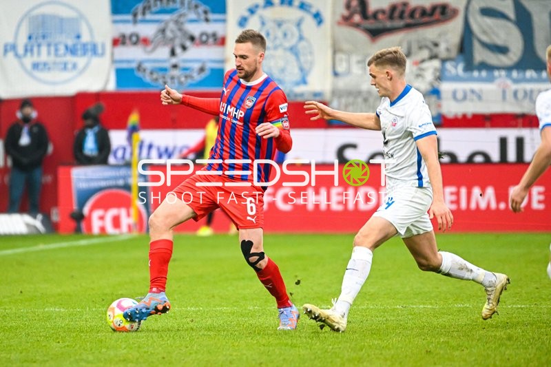 Fußball I Herren I Saison 2022-2023 I 2. Bundesliga I 18. Spieltag I 1. FC Heidenheim 1846 - F.C. Hansa Rostock I 28.01.2023