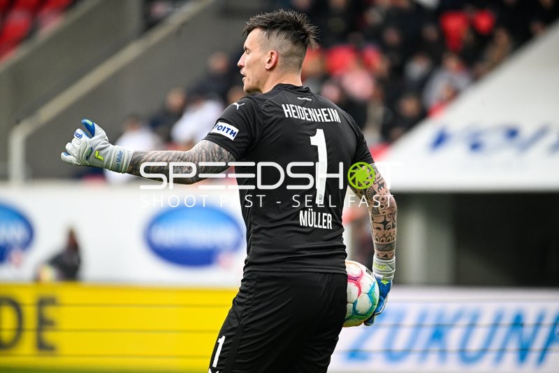 Fußball I Herren I Saison 2022-2023 I 2. Bundesliga I 18. Spieltag I 1. FC Heidenheim 1846 - F.C. Hansa Rostock I 28.01.2023