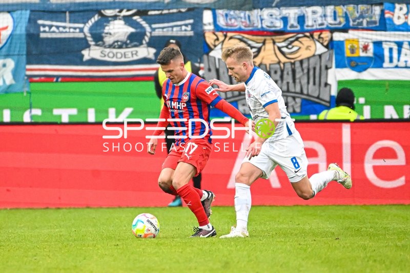 Fußball I Herren I Saison 2022-2023 I 2. Bundesliga I 18. Spieltag I 1. FC Heidenheim 1846 - F.C. Hansa Rostock I 28.01.2023