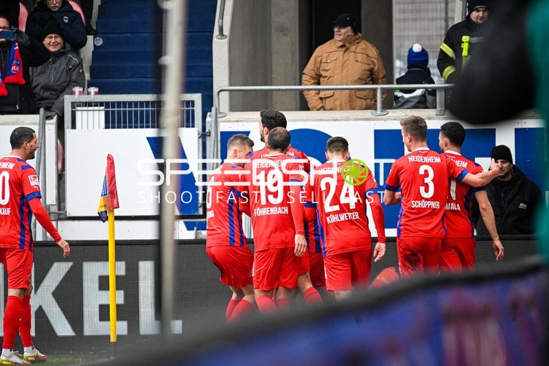 Fußball I Herren I Saison 2022-2023 I 2. Bundesliga I 18. Spieltag I 1. FC Heidenheim 1846 - F.C. Hansa Rostock I 28.01.2023