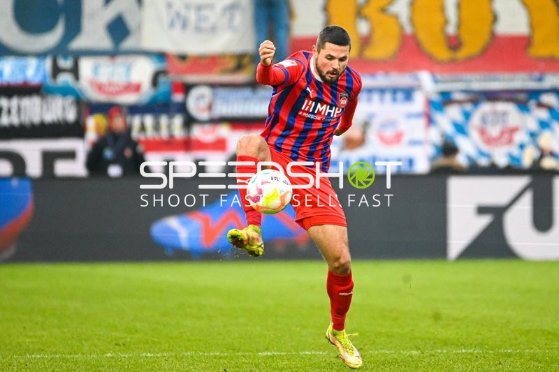 Fußball I Herren I Saison 2022-2023 I 2. Bundesliga I 18. Spieltag I 1. FC Heidenheim 1846 - F.C. Hansa Rostock I 28.01.2023