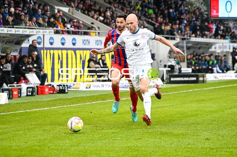 Fußball I Herren I Saison 2022-2023 I 2. Bundesliga I 18. Spieltag I 1. FC Heidenheim 1846 - F.C. Hansa Rostock I 28.01.2023