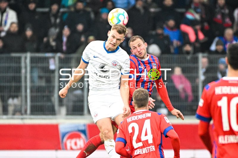 Fußball I Herren I Saison 2022-2023 I 2. Bundesliga I 18. Spieltag I 1. FC Heidenheim 1846 - F.C. Hansa Rostock I 28.01.2023