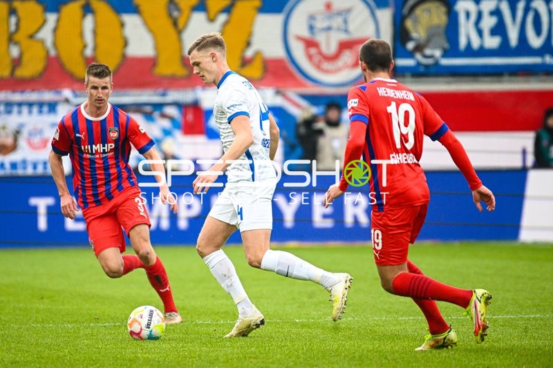 Fußball I Herren I Saison 2022-2023 I 2. Bundesliga I 18. Spieltag I 1. FC Heidenheim 1846 - F.C. Hansa Rostock I 28.01.2023