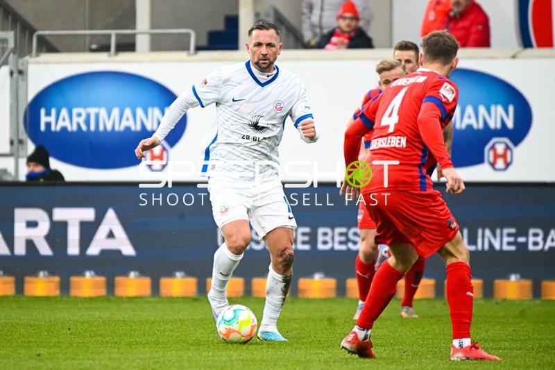 Fußball I Herren I Saison 2022-2023 I 2. Bundesliga I 18. Spieltag I 1. FC Heidenheim 1846 - F.C. Hansa Rostock I 28.01.2023