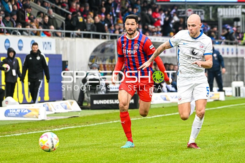 Fußball I Herren I Saison 2022-2023 I 2. Bundesliga I 18. Spieltag I 1. FC Heidenheim 1846 - F.C. Hansa Rostock I 28.01.2023