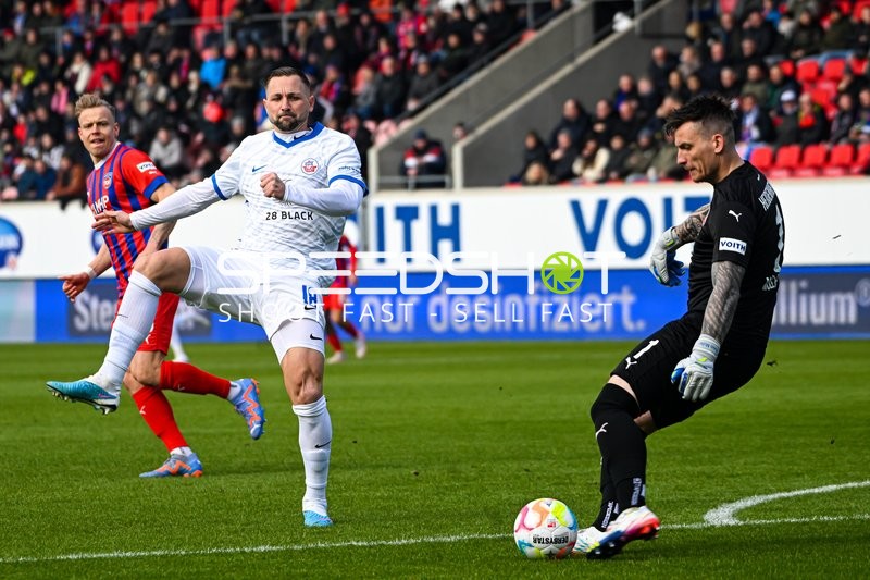Fußball I Herren I Saison 2022-2023 I 2. Bundesliga I 18. Spieltag I 1. FC Heidenheim 1846 - F.C. Hansa Rostock I 28.01.2023