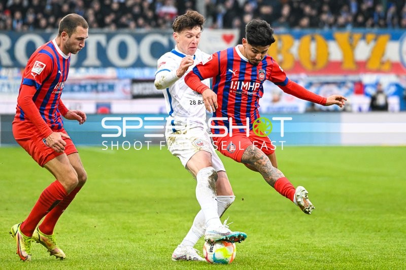 Fußball I Herren I Saison 2022-2023 I 2. Bundesliga I 18. Spieltag I 1. FC Heidenheim 1846 - F.C. Hansa Rostock I 28.01.2023