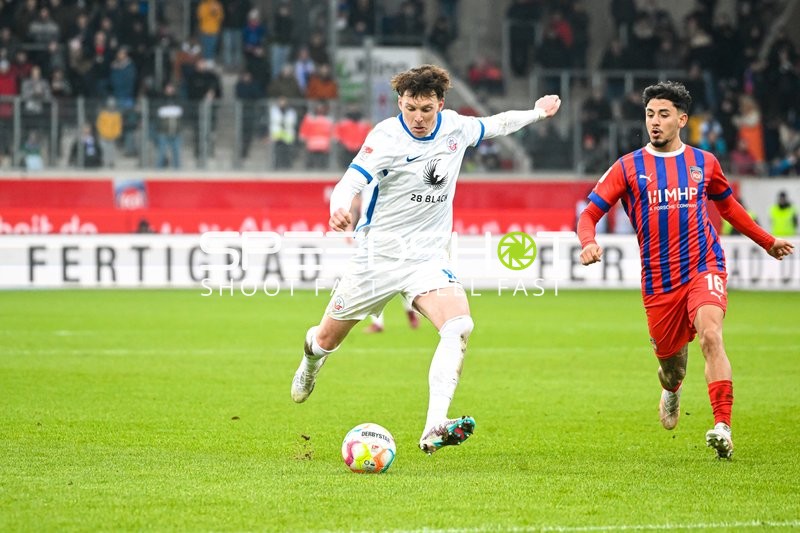 Fußball I Herren I Saison 2022-2023 I 2. Bundesliga I 18. Spieltag I 1. FC Heidenheim 1846 - F.C. Hansa Rostock I 28.01.2023