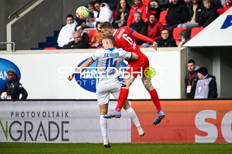 Fußball I Herren I Saison 2022-2023 I 2. Bundesliga I 18. Spieltag I 1. FC Heidenheim 1846 - F.C. Hansa Rostock I 28.01.2023