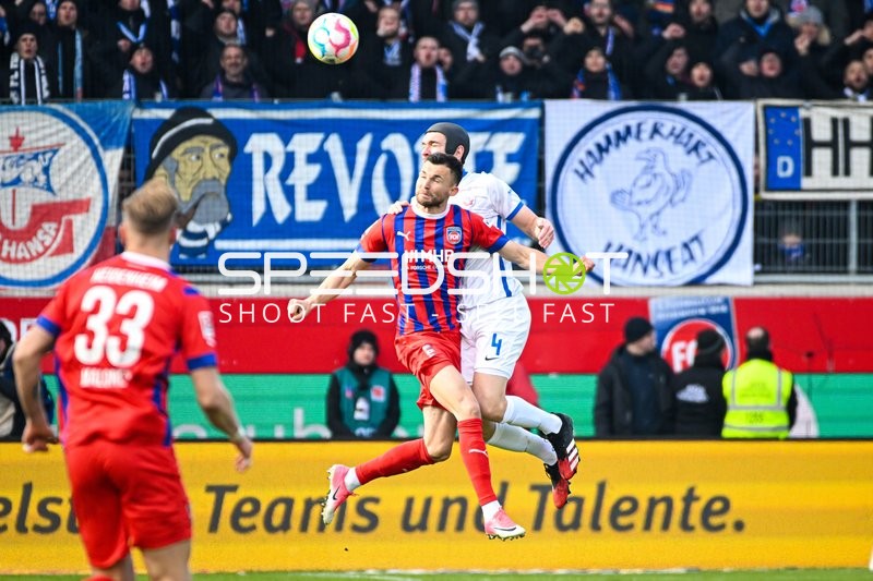 Fußball I Herren I Saison 2022-2023 I 2. Bundesliga I 18. Spieltag I 1. FC Heidenheim 1846 - F.C. Hansa Rostock I 28.01.2023