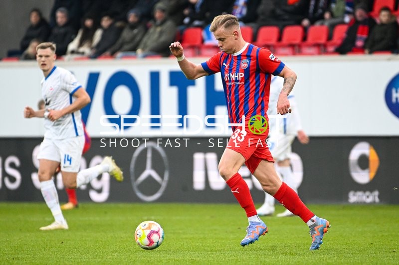 Fußball I Herren I Saison 2022-2023 I 2. Bundesliga I 18. Spieltag I 1. FC Heidenheim 1846 - F.C. Hansa Rostock I 28.01.2023