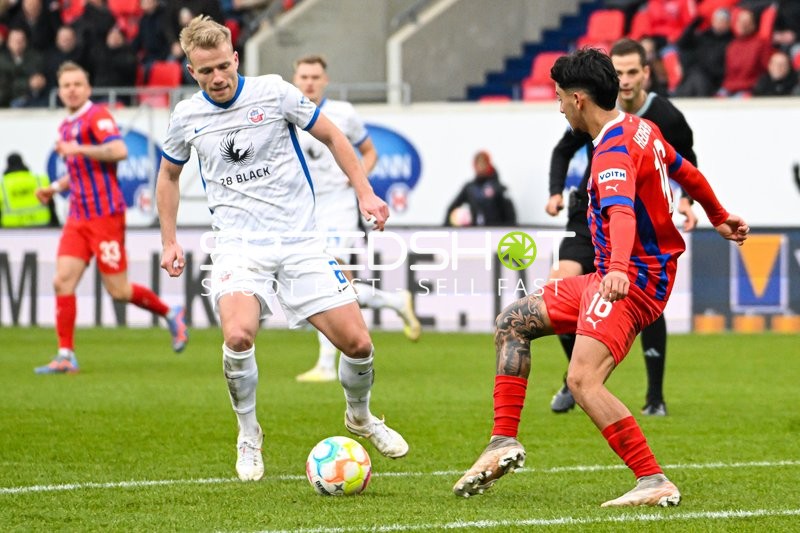 Fußball I Herren I Saison 2022-2023 I 2. Bundesliga I 18. Spieltag I 1. FC Heidenheim 1846 - F.C. Hansa Rostock I 28.01.2023