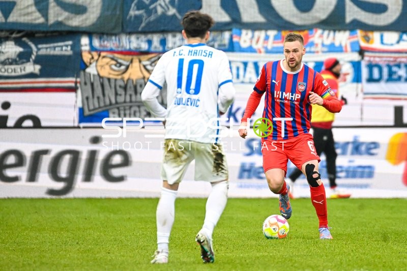 Fußball I Herren I Saison 2022-2023 I 2. Bundesliga I 18. Spieltag I 1. FC Heidenheim 1846 - F.C. Hansa Rostock I 28.01.2023