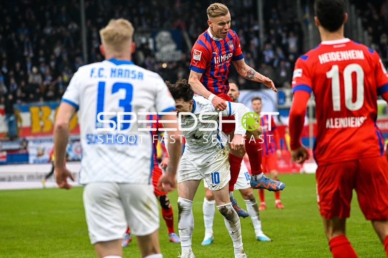 Fußball I Herren I Saison 2022-2023 I 2. Bundesliga I 18. Spieltag I 1. FC Heidenheim 1846 - F.C. Hansa Rostock I 28.01.2023