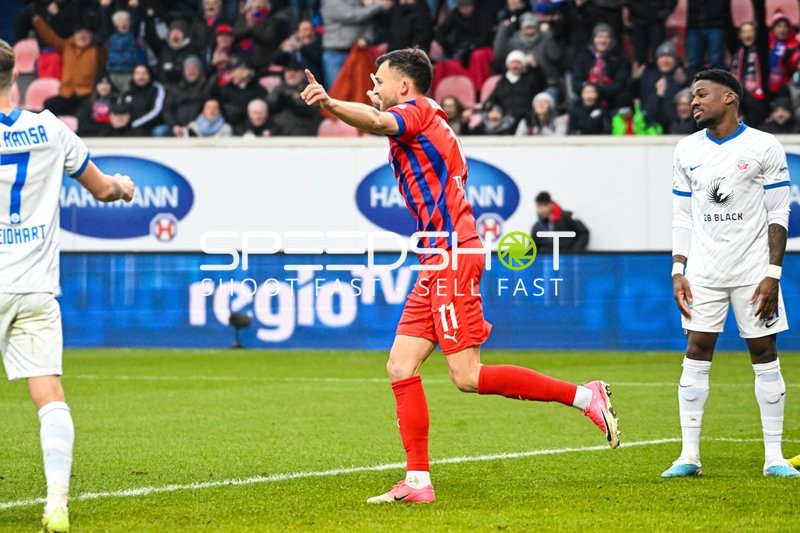 Fußball I Herren I Saison 2022-2023 I 2. Bundesliga I 18. Spieltag I 1. FC Heidenheim 1846 - F.C. Hansa Rostock I 28.01.2023