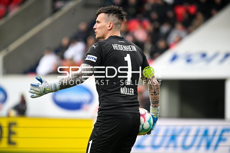 Fußball I Herren I Saison 2022-2023 I 2. Bundesliga I 18. Spieltag I 1. FC Heidenheim 1846 - F.C. Hansa Rostock I 28.01.2023