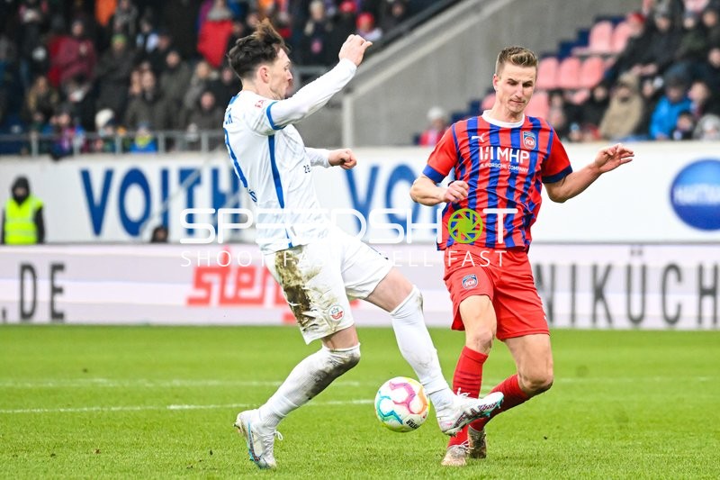 Fußball I Herren I Saison 2022-2023 I 2. Bundesliga I 18. Spieltag I 1. FC Heidenheim 1846 - F.C. Hansa Rostock I 28.01.2023