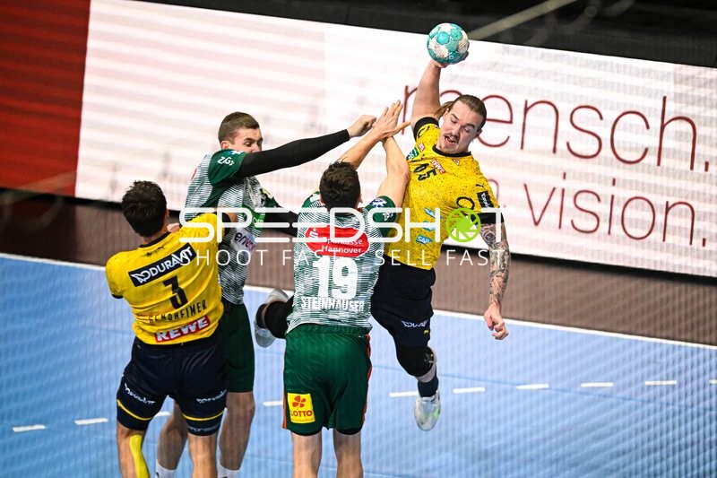 Handball I Herren I Saison 2022-2023 I DHB-Pokal I Viertelfinale I TSV Hannover-Burgdorf - Rhein-Neckar Löwen I 04.02.2023