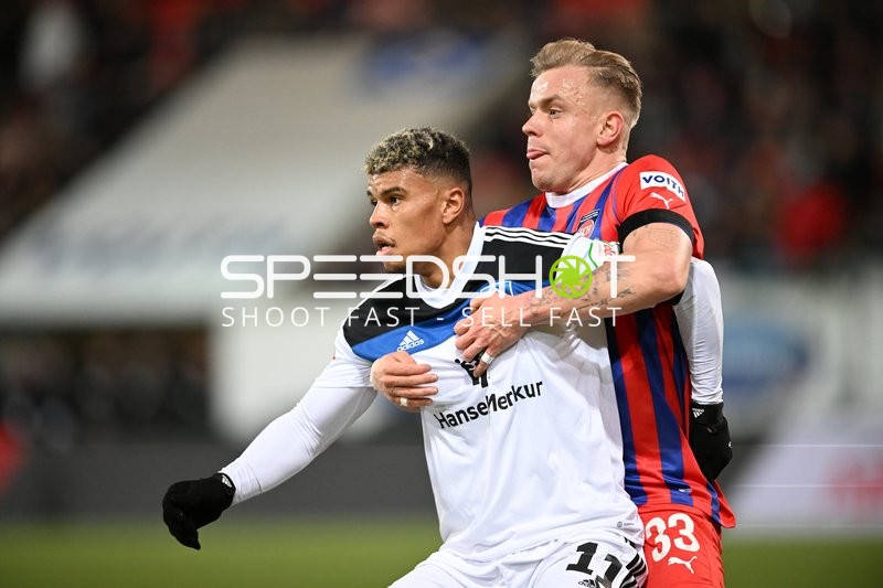 Fußball I Herren I Saison 2022-2023 I 2. Bundesliga I 20. Spieltag I 1. FC Heidenheim - Hamburger SV I 11.02.2023