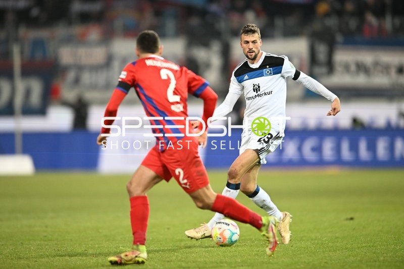 Fußball I Herren I Saison 2022-2023 I 2. Bundesliga I 20. Spieltag I 1. FC Heidenheim - Hamburger SV I 11.02.2023