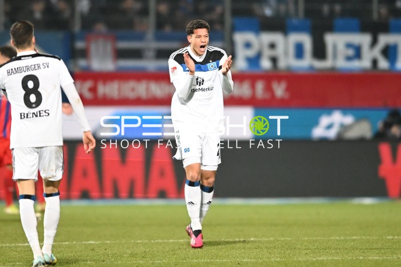 Fußball I Herren I Saison 2022-2023 I 2. Bundesliga I 20. Spieltag I 1. FC Heidenheim - Hamburger SV I 11.02.2023