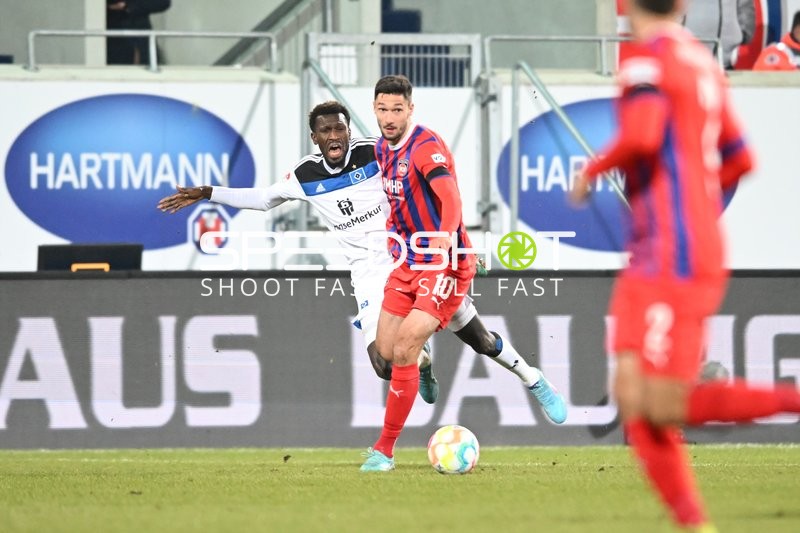 Fußball I Herren I Saison 2022-2023 I 2. Bundesliga I 20. Spieltag I 1. FC Heidenheim - Hamburger SV I 11.02.2023