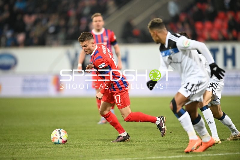 Fußball I Herren I Saison 2022-2023 I 2. Bundesliga I 20. Spieltag I 1. FC Heidenheim - Hamburger SV I 11.02.2023