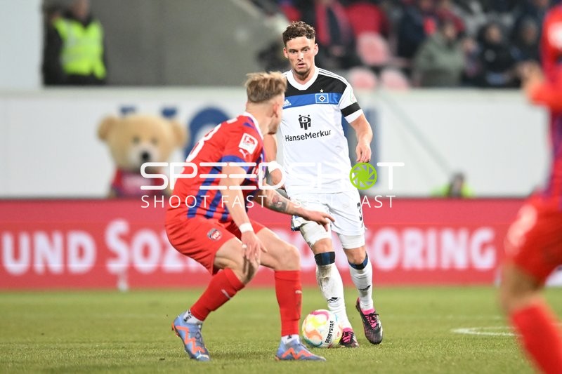 Fußball I Herren I Saison 2022-2023 I 2. Bundesliga I 20. Spieltag I 1. FC Heidenheim - Hamburger SV I 11.02.2023