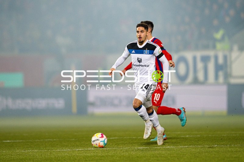 Fußball I Herren I Saison 2022-2023 I 2. Bundesliga I 20. Spieltag I 1. FC Heidenheim - Hamburger SV I 11.02.2023