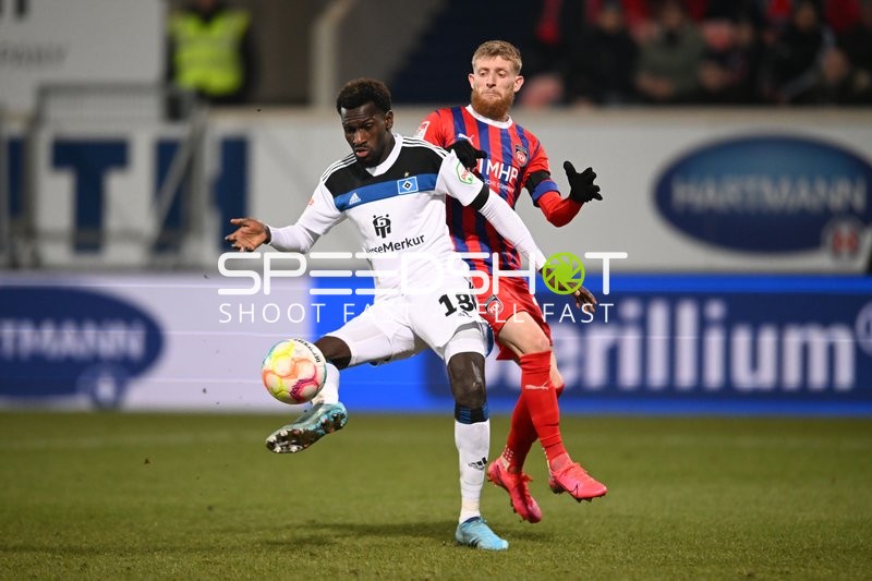 Fußball I Herren I Saison 2022-2023 I 2. Bundesliga I 20. Spieltag I 1. FC Heidenheim - Hamburger SV I 11.02.2023