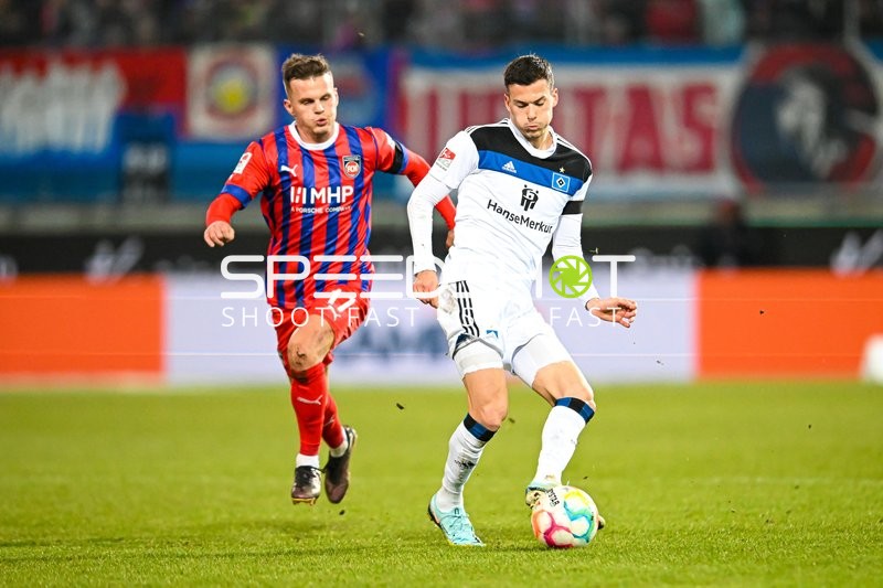 Fußball I Herren I Saison 2022-2023 I 2. Bundesliga I 20. Spieltag I 1. FC Heidenheim - Hamburger SV I 11.02.2023