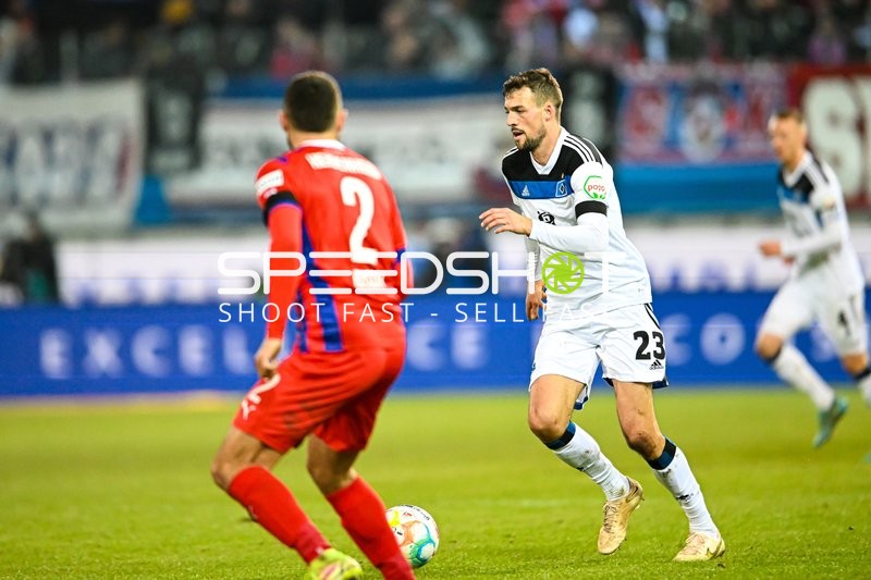 Fußball I Herren I Saison 2022-2023 I 2. Bundesliga I 20. Spieltag I 1. FC Heidenheim - Hamburger SV I 11.02.2023