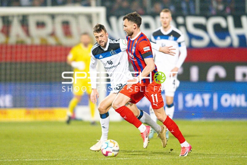 Fußball I Herren I Saison 2022-2023 I 2. Bundesliga I 20. Spieltag I 1. FC Heidenheim - Hamburger SV I 11.02.2023