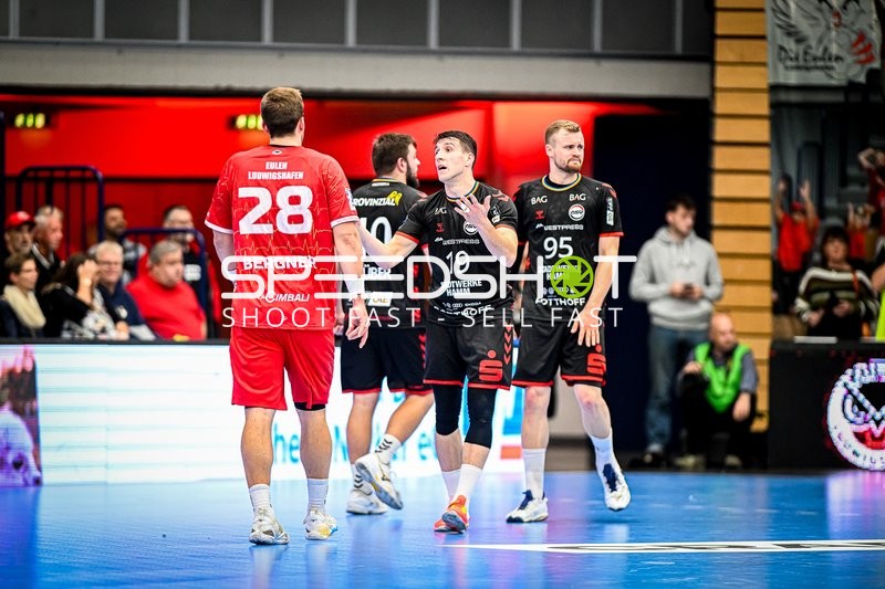 Handball I Herren I Saison 2023-2024 I 2. Handballbundesliga I 12. Spieltag I Eulen Ludwigshafen - ASV Hamm-Westfalen I 08.11.2023