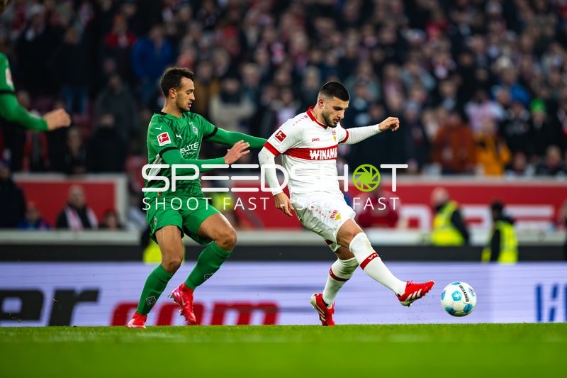 Fußball I Herren I Saison 2024-2025 I 1. Bundesliga I 20. Spieltag I VfB Stuttgart - Borussia Mönchengladbach I 01.02.2025