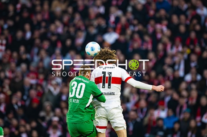 Fußball I Herren I Saison 2024-2025 I 1. Bundesliga I 20. Spieltag I VfB Stuttgart - Borussia Mönchengladbach I 01.02.2025