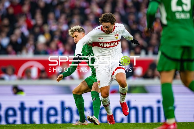 Fußball I Herren I Saison 2024-2025 I 1. Bundesliga I 20. Spieltag I VfB Stuttgart - Borussia Mönchengladbach I 01.02.2025