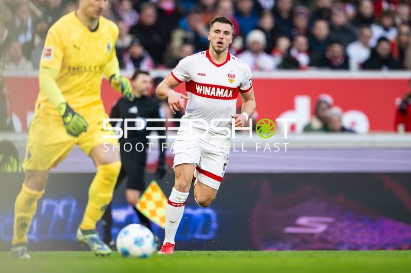 Fußball I Herren I Saison 2024-2025 I 1. Bundesliga I 20. Spieltag I VfB Stuttgart - Borussia Mönchengladbach I 01.02.2025