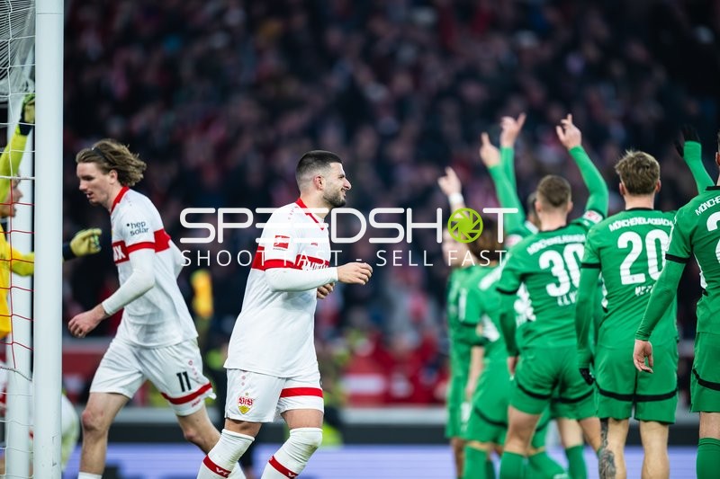 Fußball I Herren I Saison 2024-2025 I 1. Bundesliga I 20. Spieltag I VfB Stuttgart - Borussia Mönchengladbach I 01.02.2025