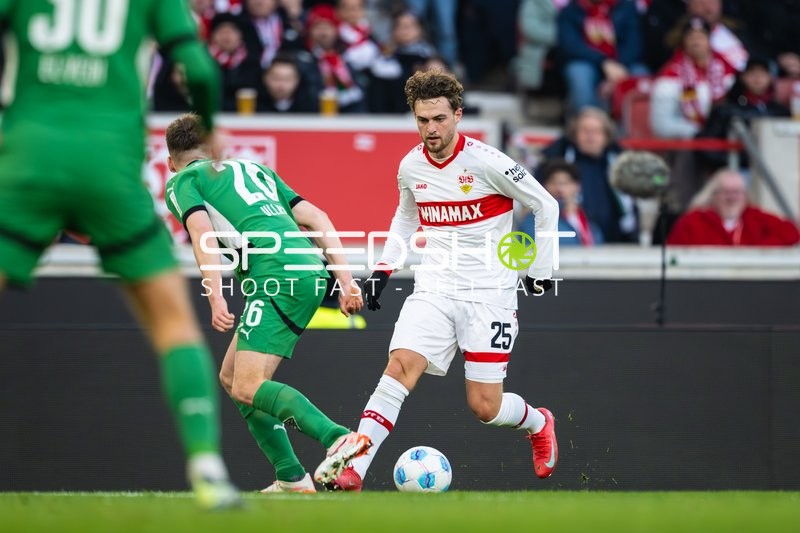 Fußball I Herren I Saison 2024-2025 I 1. Bundesliga I 20. Spieltag I VfB Stuttgart - Borussia Mönchengladbach I 01.02.2025